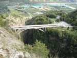 Le Pont de Gueuroz depuis dessus.