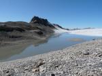 Lac est du glacier de la Plaine Morte