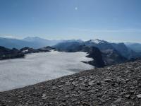 Partie ouest du glacier de la Plaine Morte