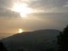 Couché de soleil et Mont Pélerin depuis les Pléiades