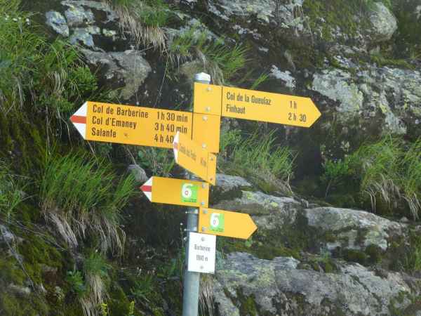 Bifurcation Col de Barberine