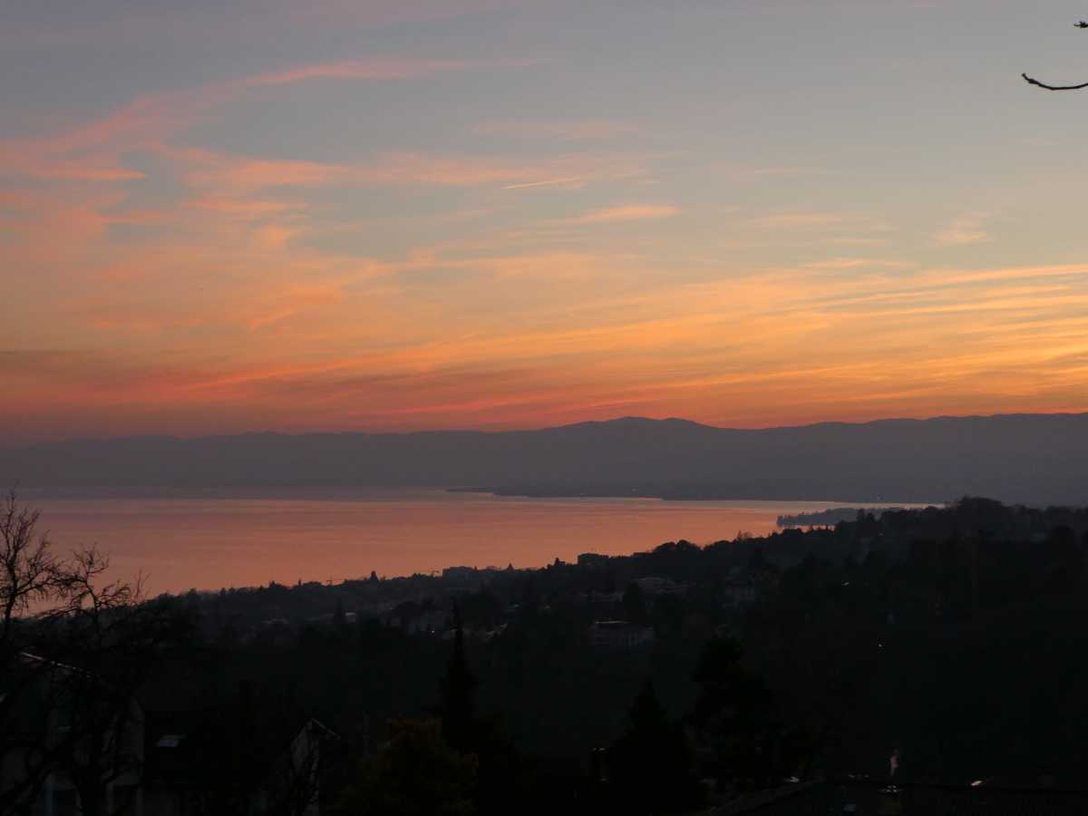 Couché du soleil depuis Belmont