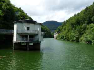 Vue amont depuis le barrage du Day