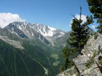 Vue durant la montée de la crête