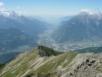 Vue sur le coude de la Vallée du Rhône