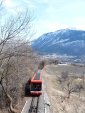 Funiculaire en vue aval