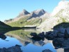 Dent Blanche et Montons en réflexions dans le Lac de Sénin prés du barrage