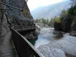 Sortie des Gorges du Trient.