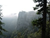 Creux du Van et brouillard