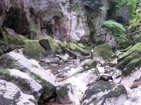 Blocs de rochers dans le lit de l'Areuse