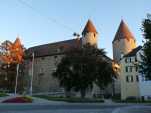 Le château de Bulle, à deux pas de la gare, où nous nous somme fait gentiment déposés.