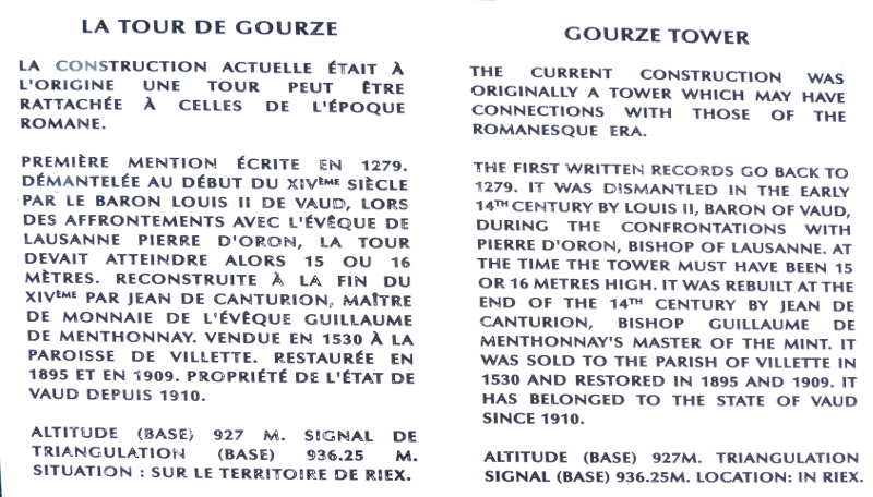 Histoire de la Tour de Gourze