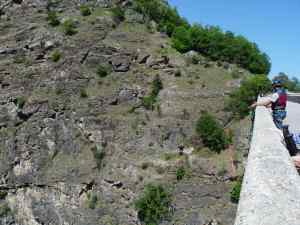 Slackline sur les Gorges du Trient